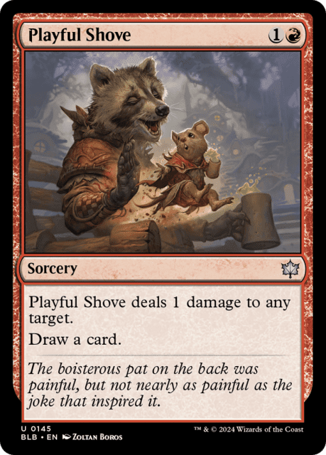 Playful Shove (145) — Bloomburrow
