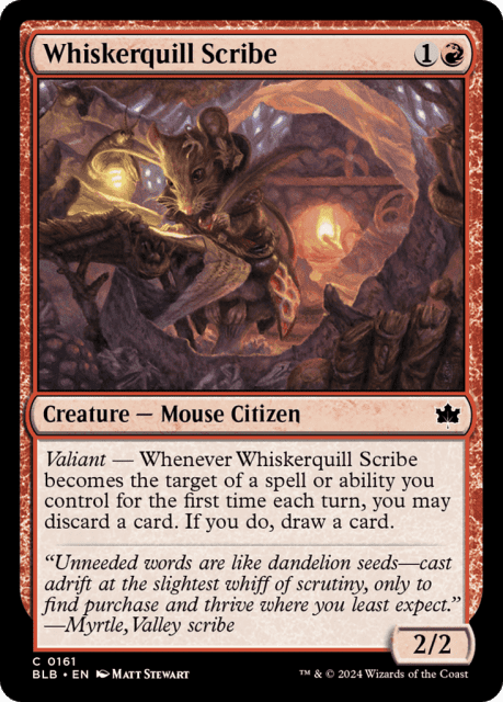 Whiskerquill Scribe (161) — Bloomburrow