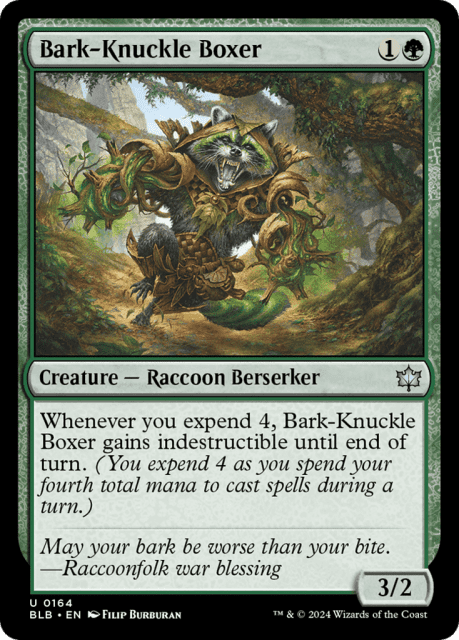 Bark-Knuckle Boxer (164) — Bloomburrow