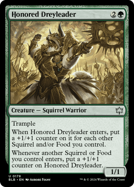Honored Dreyleader (178) — Bloomburrow