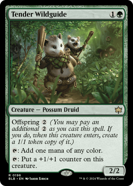 Tender Wildguide (196) — Bloomburrow