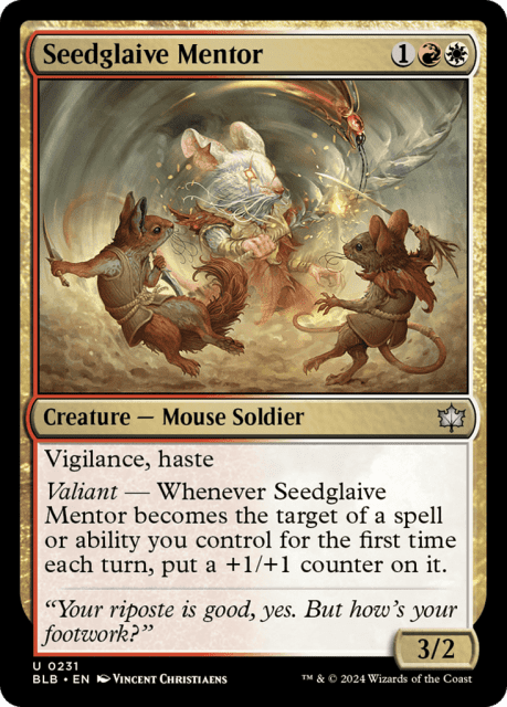 Seedglaive Mentor (231) — Bloomburrow