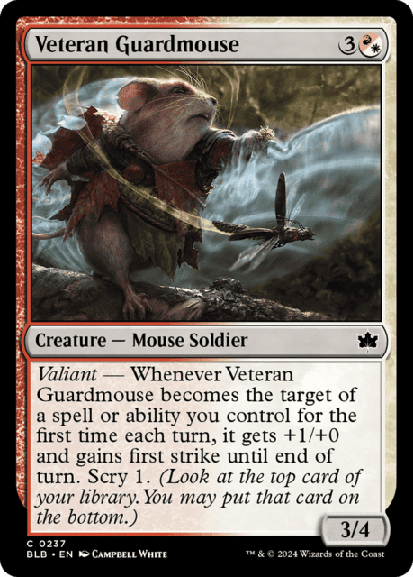 Veteran Guardmouse (237) — Bloomburrow