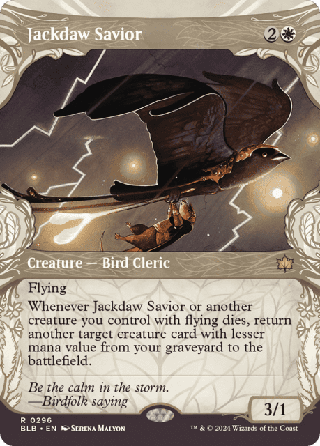 Jackdaw Savior (296) — Bloomburrow