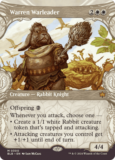 Warren Warleader (300) — Bloomburrow