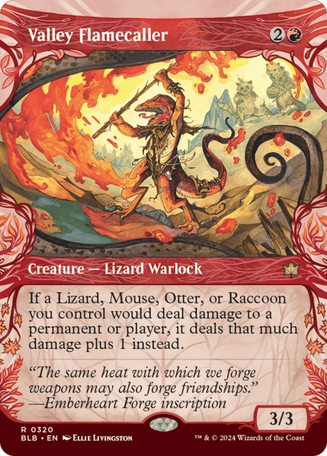 Valley Flamecaller (320) — Bloomburrow
