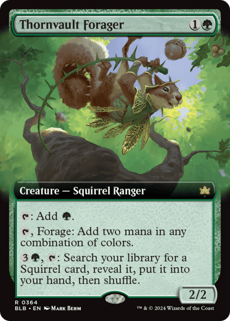 Thornvault Forager (364) — Bloomburrow