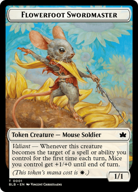 Flowerfoot Swordmaster (1) — Bloomburrow