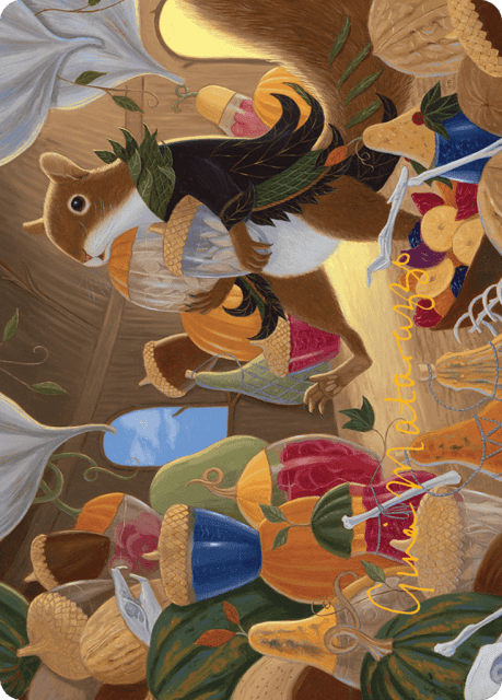Stocking the Pantry (24) — Bloomburrow Art Series