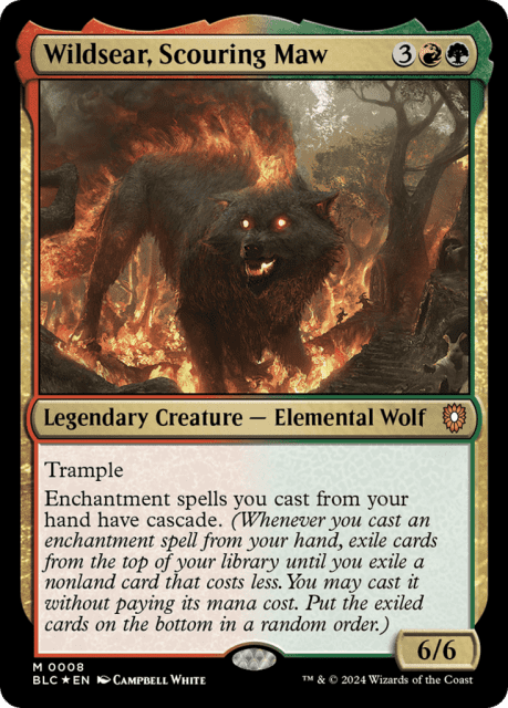 Wildsear, Scouring Maw (8) — Bloomburrow Commander