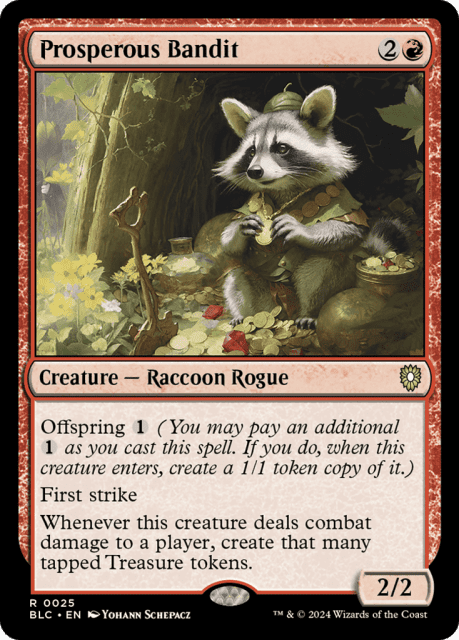 Prosperous Bandit (25) — Bloomburrow Commander