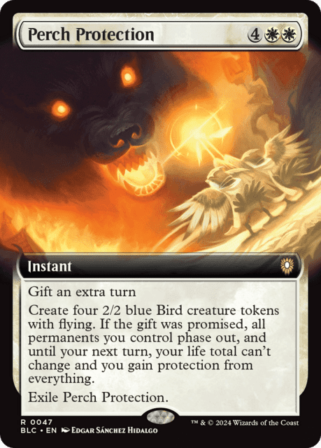 Perch Protection (47) — Bloomburrow Commander