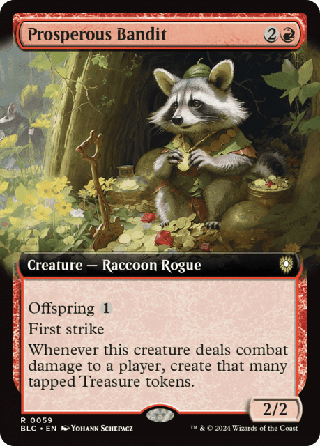 Prosperous Bandit (59) — Bloomburrow Commander