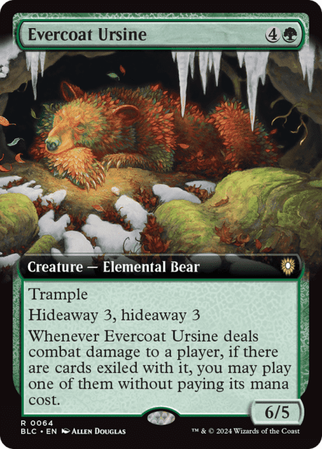 Evercoat Ursine (64) — Bloomburrow Commander