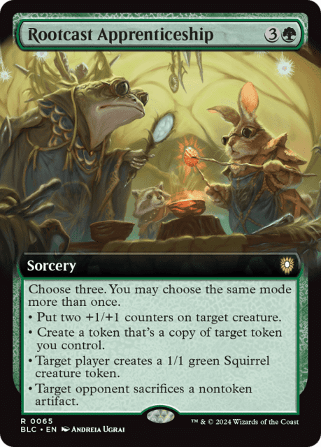 Rootcast Apprenticeship (65) — Bloomburrow Commander