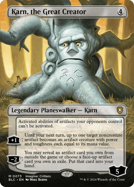 Karn, the Great Creator (73) — Bloomburrow Commander