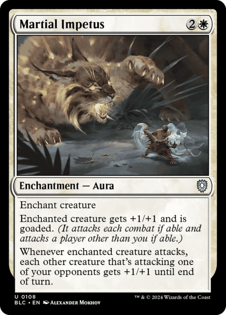 Martial Impetus (108) — Bloomburrow Commander