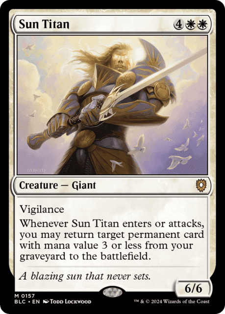 Sun Titan (157) — Bloomburrow Commander