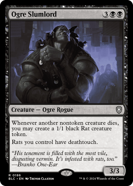Ogre Slumlord (186) — Bloomburrow Commander