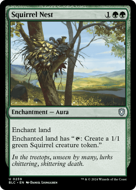Squirrel Nest (239) — Bloomburrow Commander