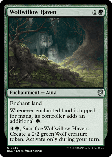 Wolfwillow Haven (246) — Bloomburrow Commander