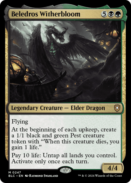 Beledros Witherbloom (247) — Bloomburrow Commander