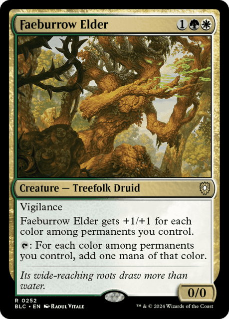 Faeburrow Elder (252) — Bloomburrow Commander