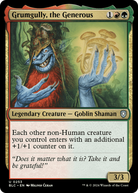 Grumgully, the Generous (253) — Bloomburrow Commander