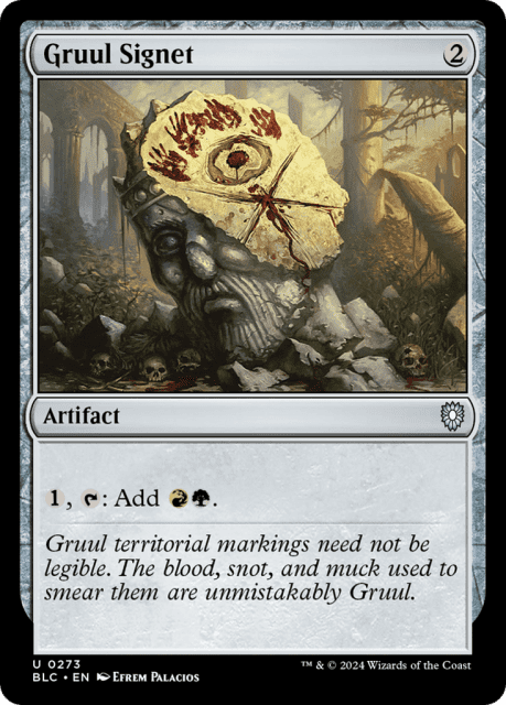 Gruul Signet (273) — Bloomburrow Commander