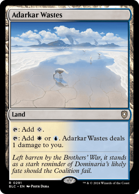 Adarkar Wastes (291) — Bloomburrow Commander