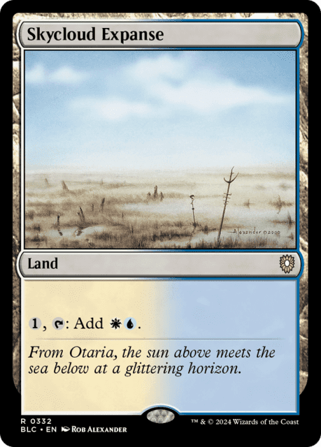 Skycloud Expanse (332) — Bloomburrow Commander