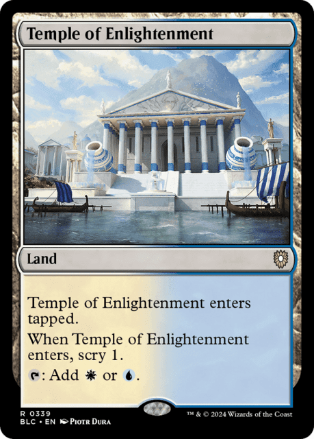 Temple of Enlightenment (339) — Bloomburrow Commander