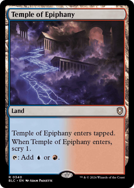 Temple of Epiphany (340) — Bloomburrow Commander