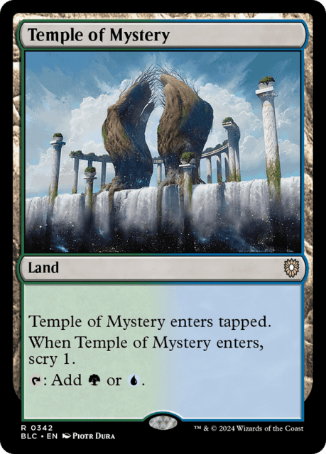 Temple of Mystery (342) — Bloomburrow Commander