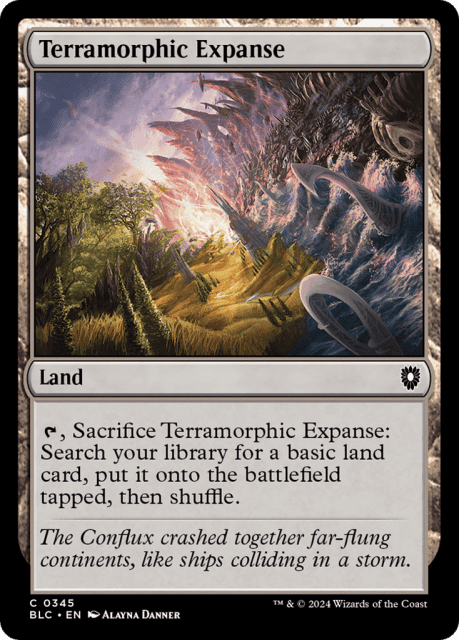 Terramorphic Expanse (345) — Bloomburrow Commander