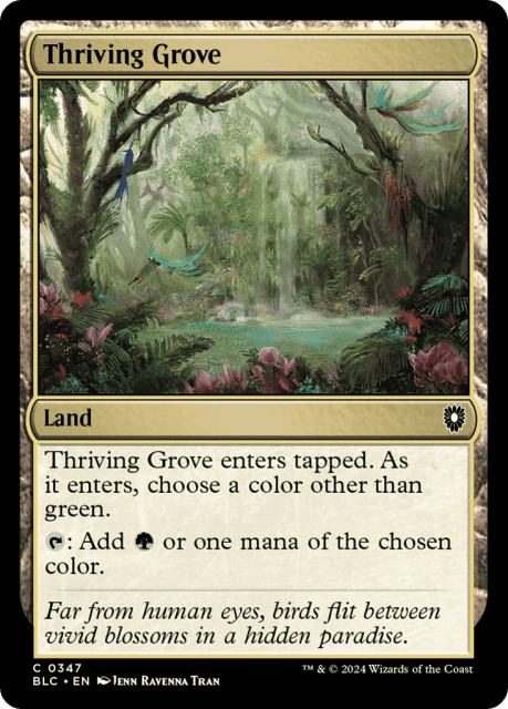 Thriving Grove (347) — Bloomburrow Commander