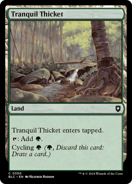 Tranquil Thicket (350) — Bloomburrow Commander