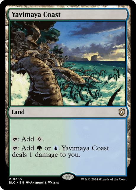 Yavimaya Coast (355) — Bloomburrow Commander