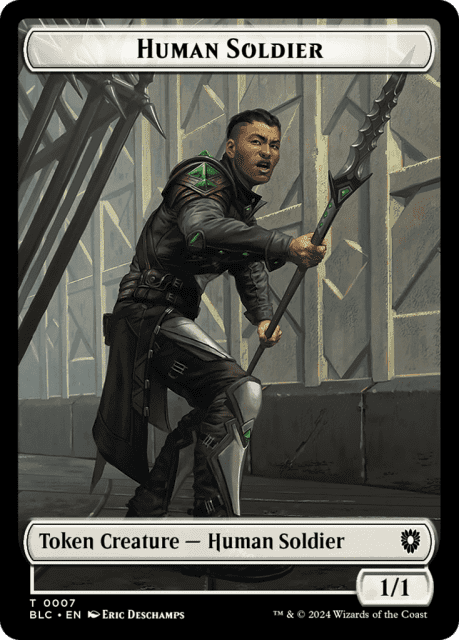 Human Soldier (7) — Bloomburrow Commander