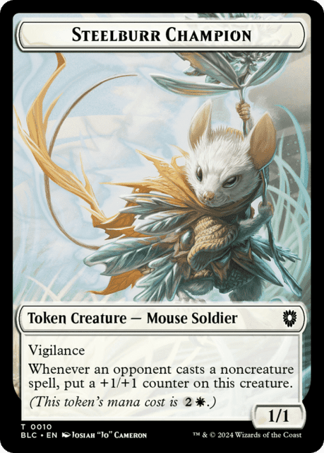 Steelburr Champion (10) — Bloomburrow Commander