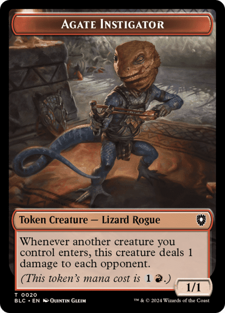 Agate Instigator (20) — Bloomburrow Commander