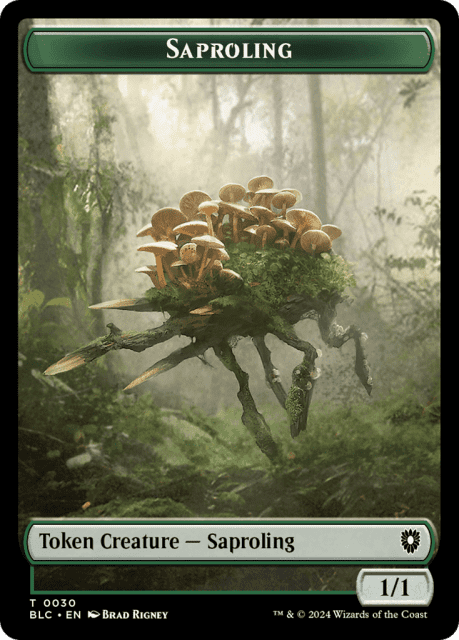 Saproling (30) — Bloomburrow Commander