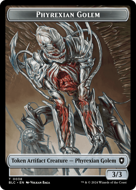 Phyrexian Golem (38) — Bloomburrow Commander