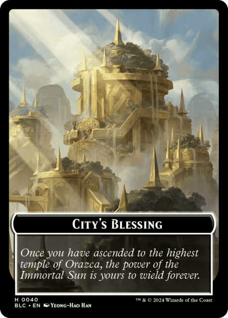 City's Blessing (40) — Bloomburrow Commander