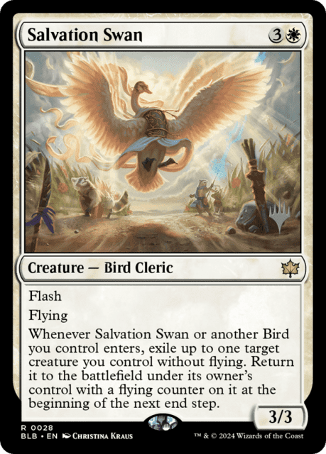 Salvation Swan (28) — Bloomburrow Promos