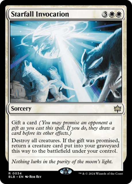 Starfall Invocation (34) — Bloomburrow Promos