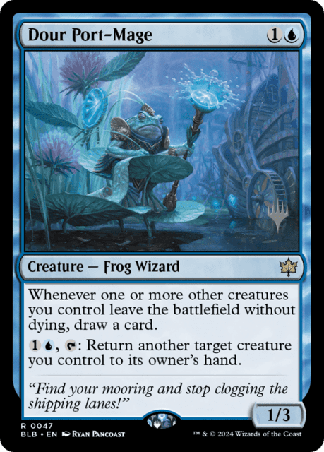 Dour Port-Mage (47) — Bloomburrow Promos