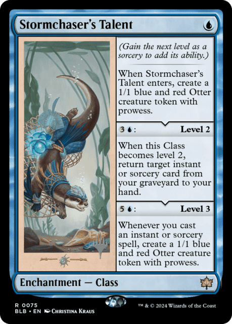 Stormchaser's Talent (75) — Bloomburrow Promos