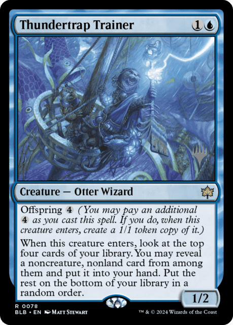 Thundertrap Trainer (78) — Bloomburrow Promos