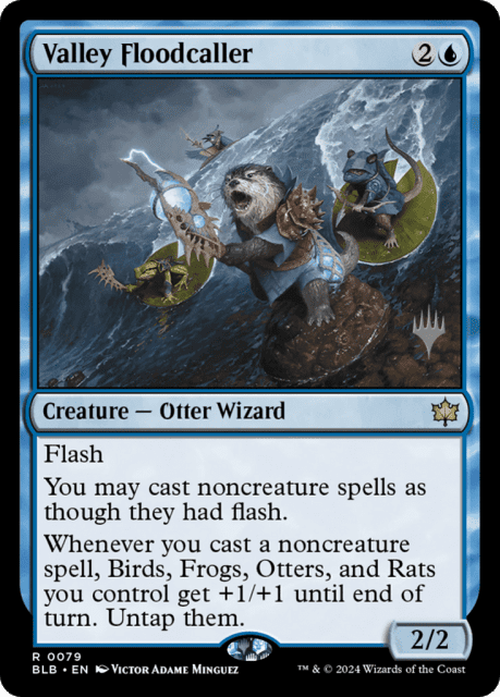 Valley Floodcaller (79) — Bloomburrow Promos